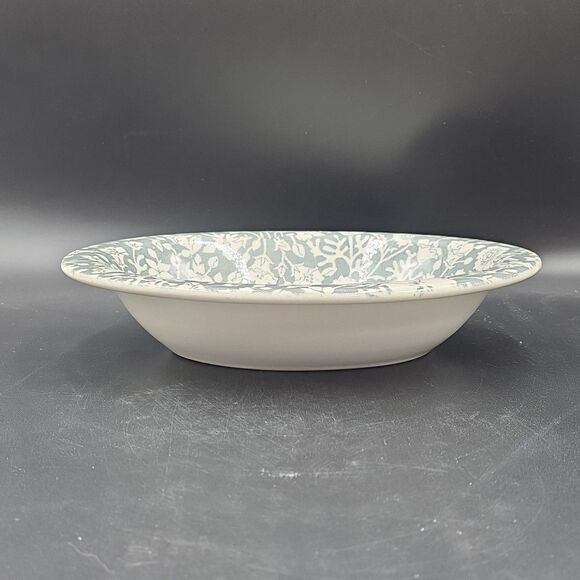 Vintage Wallace China Restaurant Ware Oval Bowl Festival Gray 11-P - Picture 5 of 6